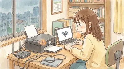 プリンターが「オフライン」になる原因と治し方。無線LAN（Wi-Fi）を復旧させる手順