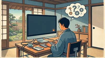 モニターが映らずオレンジ点滅している場合の直し方は？