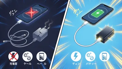 スマホの充電が遅い原因と対処法｜充電器・ケーブル・バッテリーの劣化を徹底解説