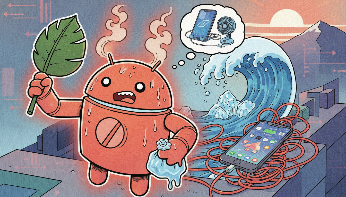 Androidスマホが熱い時の正しい対策!すぐできる冷まし方と根本的な解決法