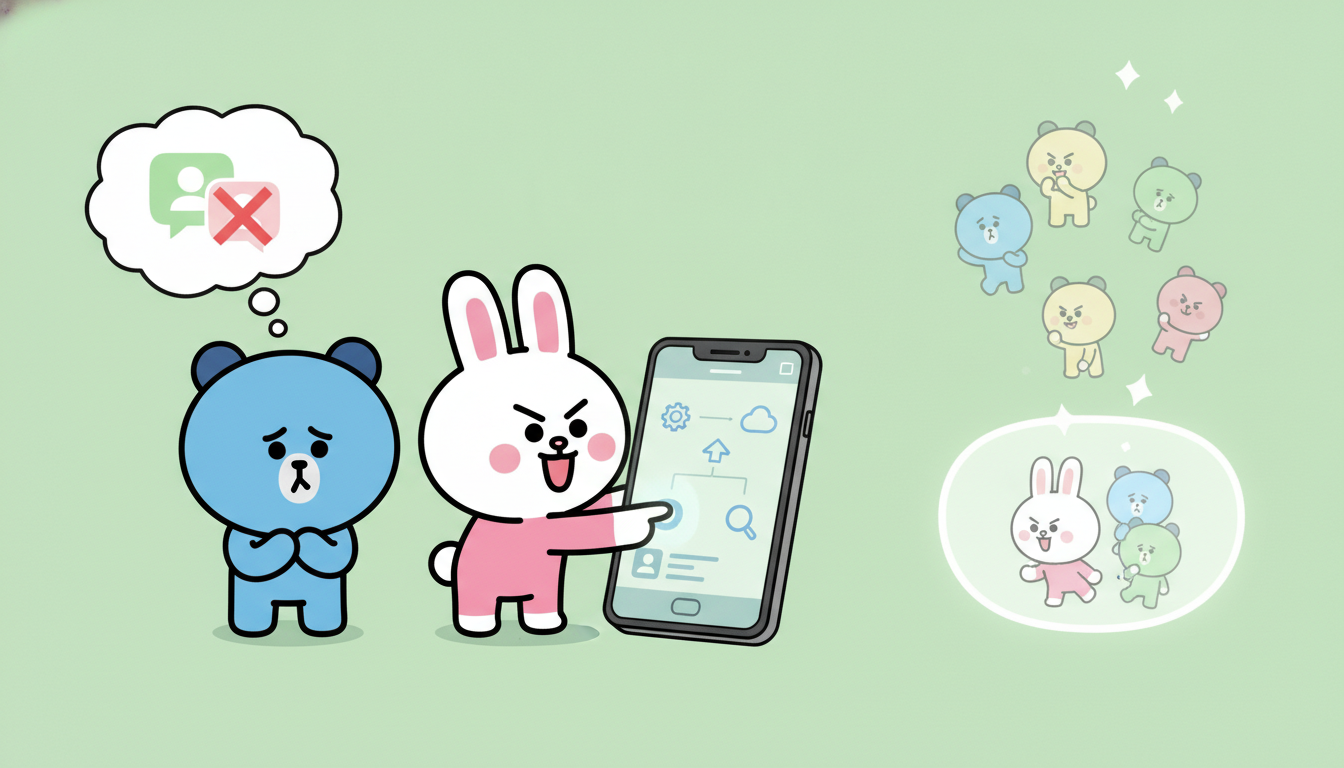 LINE友だちが消えた時の復元方法｜状況別の対応手順と重要な注意点