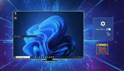 Windows 11のタスクバーを左寄せにする方法｜レジストリ編集より設定アプリが最適である理由